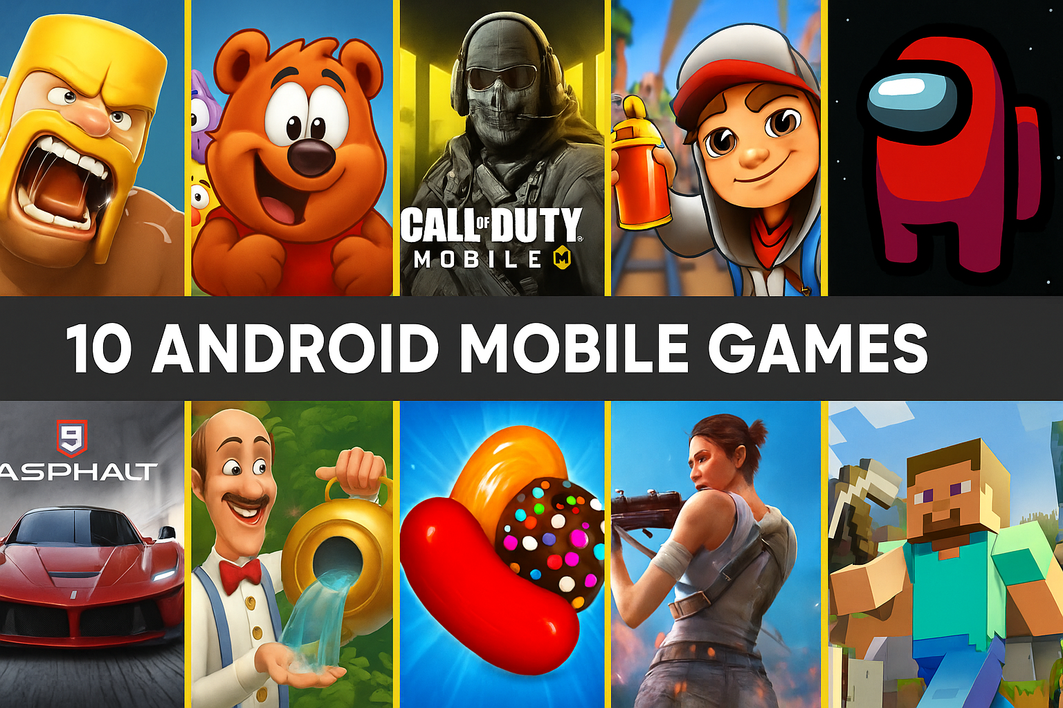 10 Android Mobile Games